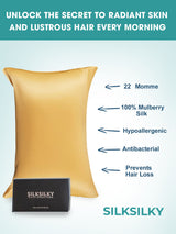 [Champagne] SilkSilky-NL 22Momme Pillowcase 005