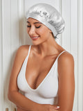 SilkSilky NL Pure Silk Sleep Cap Zilver 003