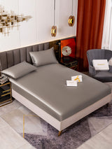 [Grijs] SilkSilky-NL 19Momme Bedding Set 001