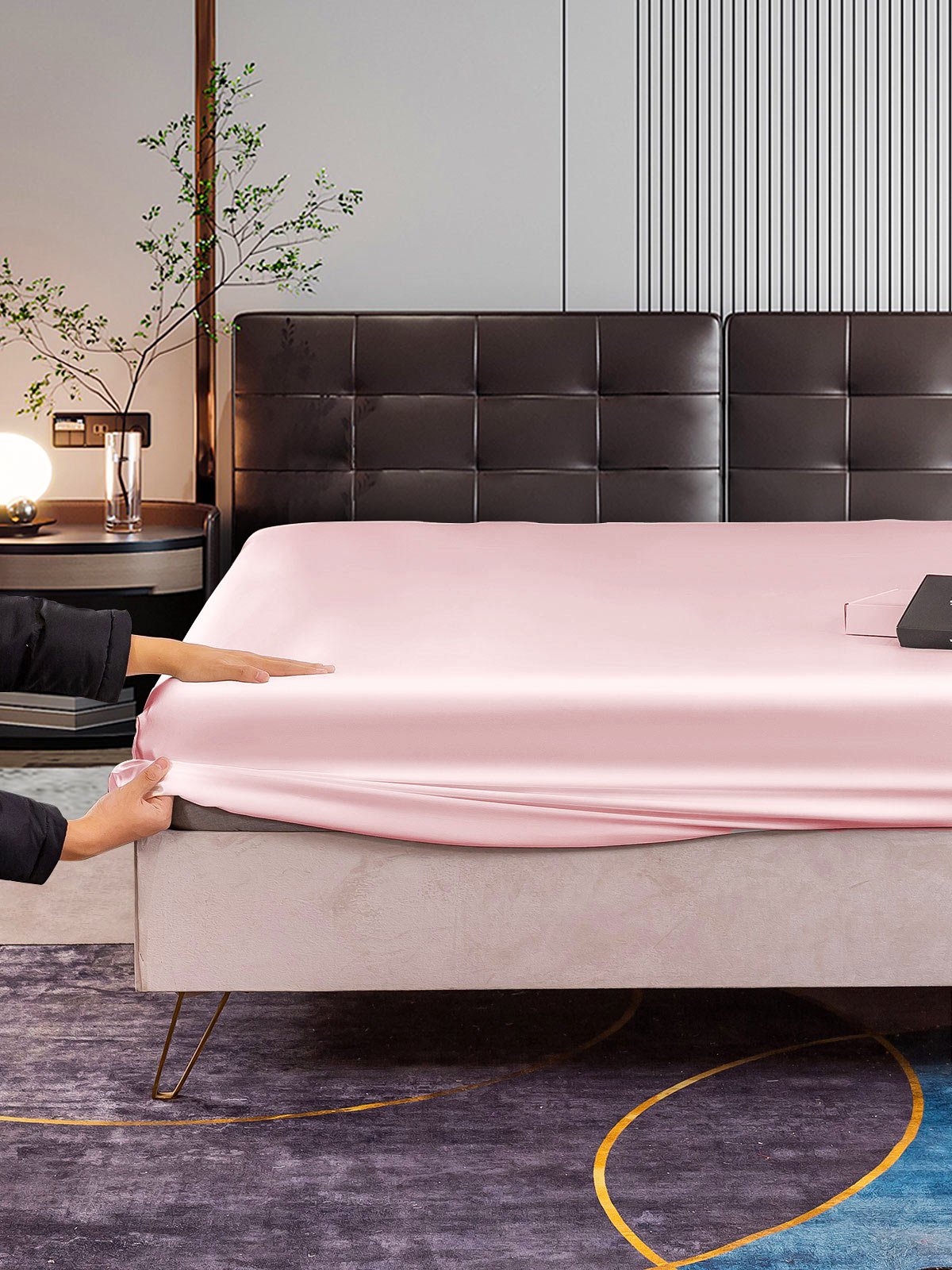 19Momme Moerbei Zijde Naadloze Hoeslaken