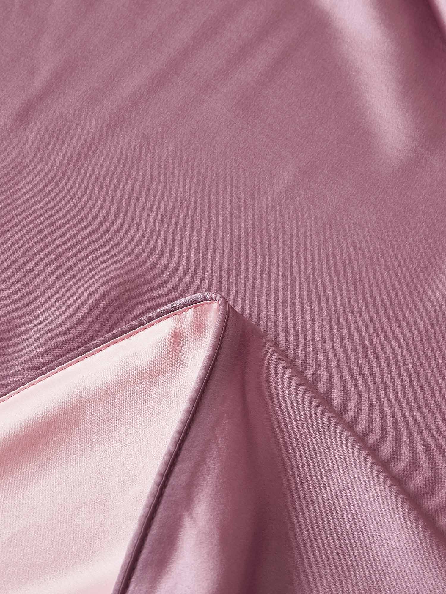 [BleekMauve+Lichtroze] SilkSilky-NL 25Momme Bedding Set 007,