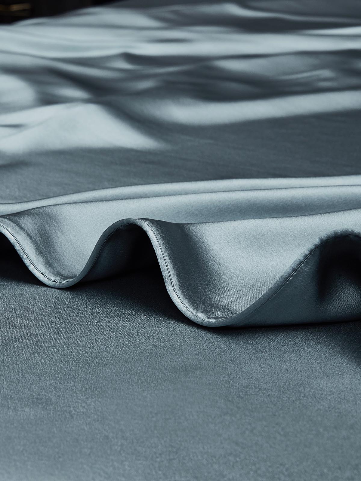 [Grijsachtig Blauw] SilkSilky-NL 19Momme Duvet Cover 003