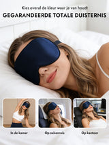 [Donkerblauw] SilkSilky-NL Oogmasker 006