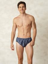 [GrijsachtigBlauw] SilkSilky-NL Zijde Mens Underwear 004