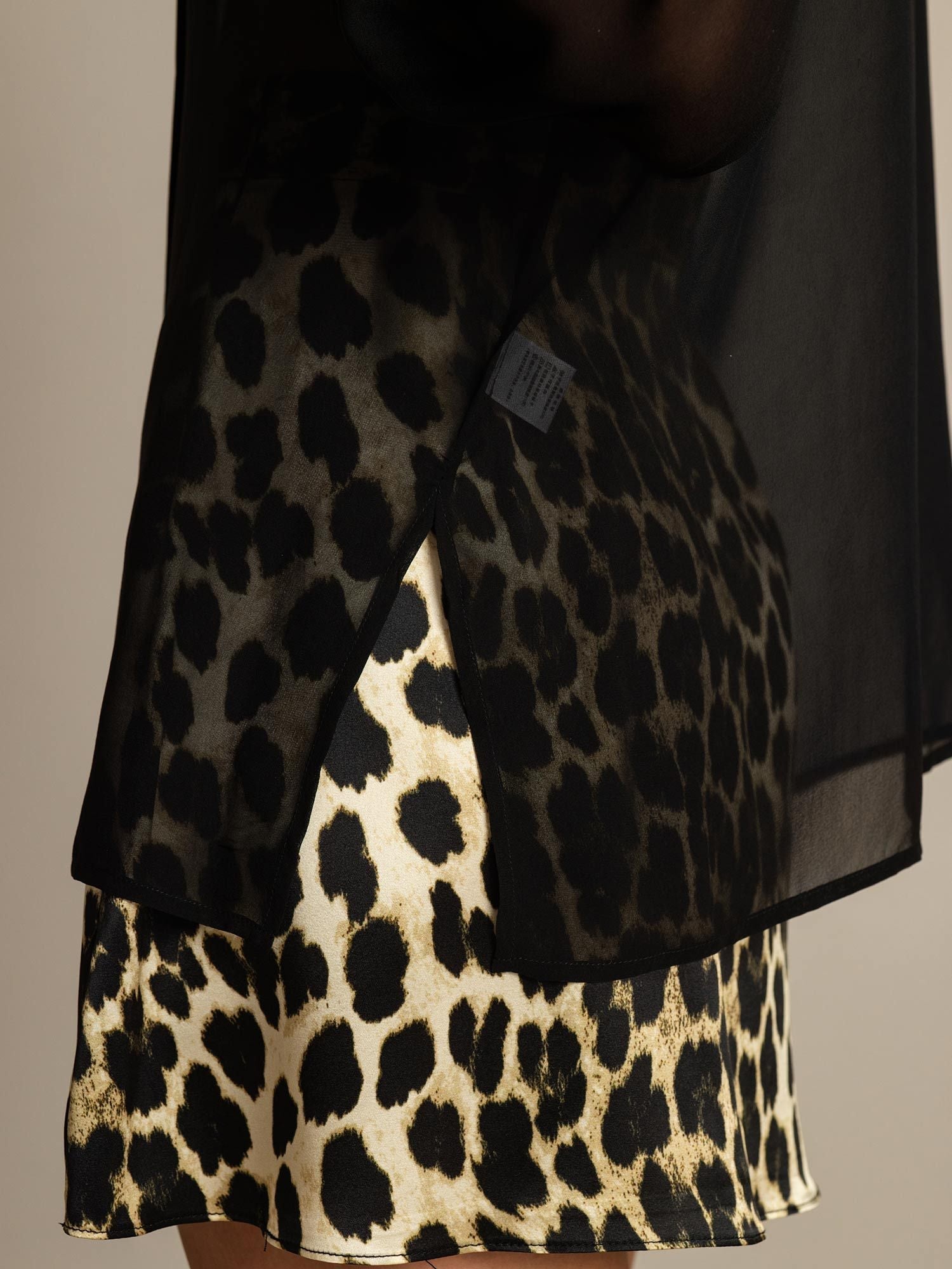 [Zwart] SilkSilky-NL Zijde Womens Shirt 005