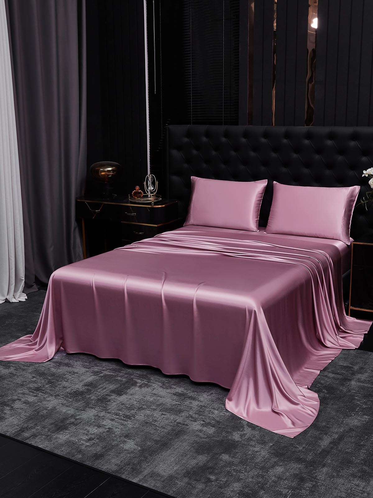 [Mauve Orchidee] SilkSilky-NL 25Momme Bedding Set 002