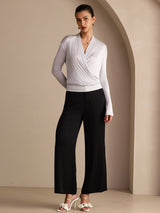 [Grijs] SilkSilky-NL Long Sleeve Blouse 005