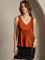 [Karamel] SilkSilky-NL Sleeveless V Neck Cami-Top 007