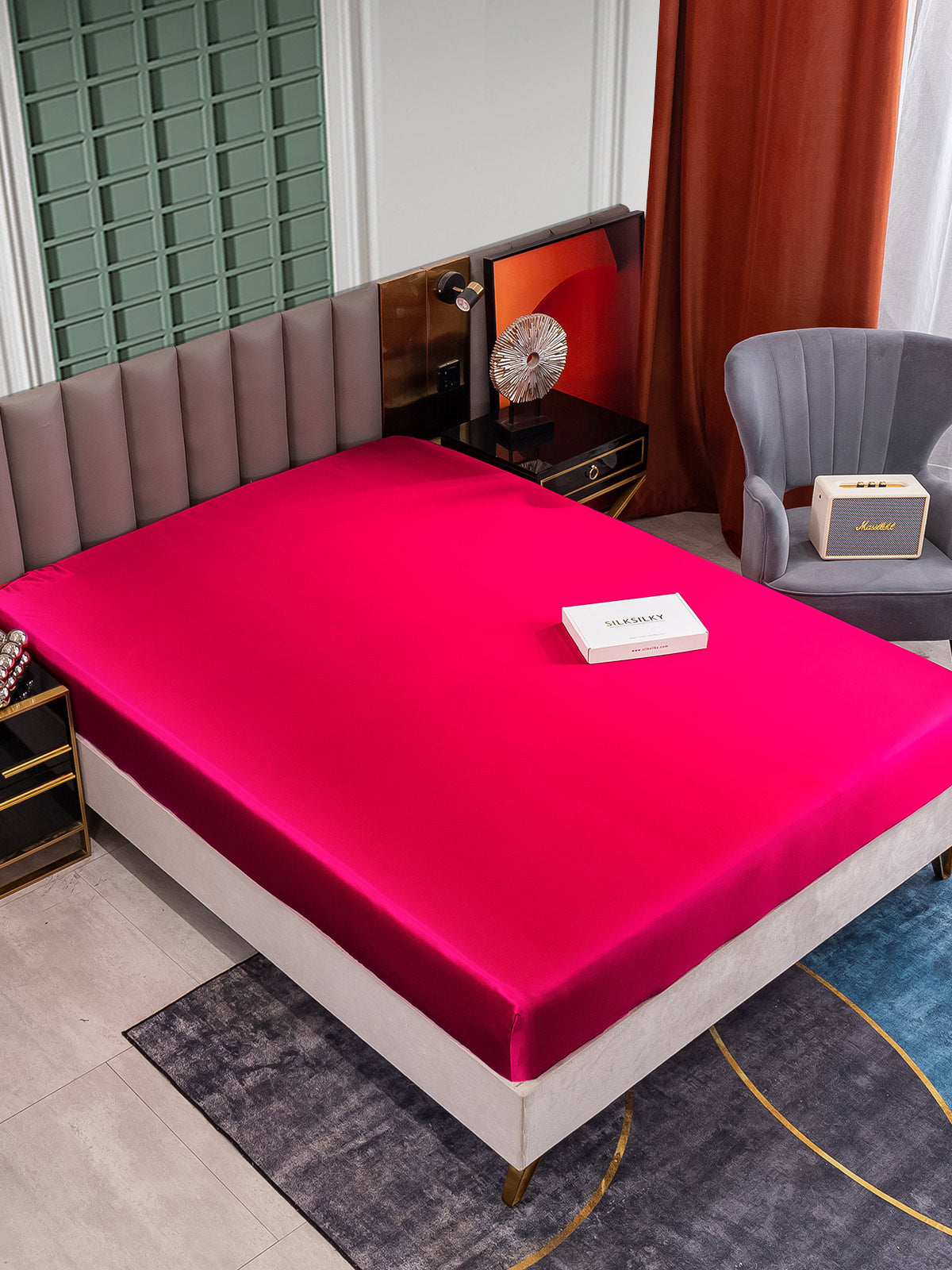 19Momme Moerbei Zijde Naadloze Hoeslaken