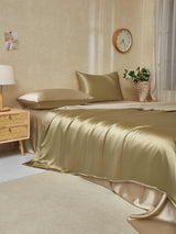 [Beige+Khaki] SilkSilky-NL 19Momme Bedding Set 003