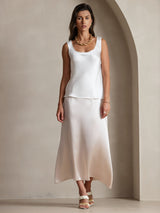 [Wit] SilkSilky-NL Sleeveless Cami-Top 005