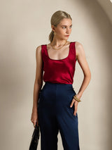 [Wijn] SilkSilky-NL Sleeveless Cami-Top 005