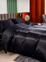 [Zwart] SilkSilky-NL 25Momme Bedding Set 003