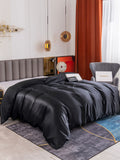 SilkSilky NL 19Momme Pure Silk Duvet Cover Zwart 001