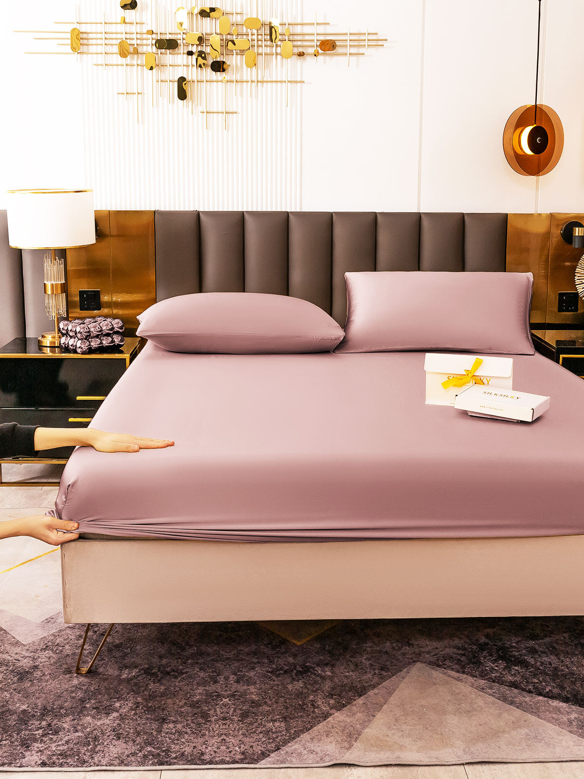 [Perzikhuid] SilkSilky-NL 19Momme Bedding Set 006