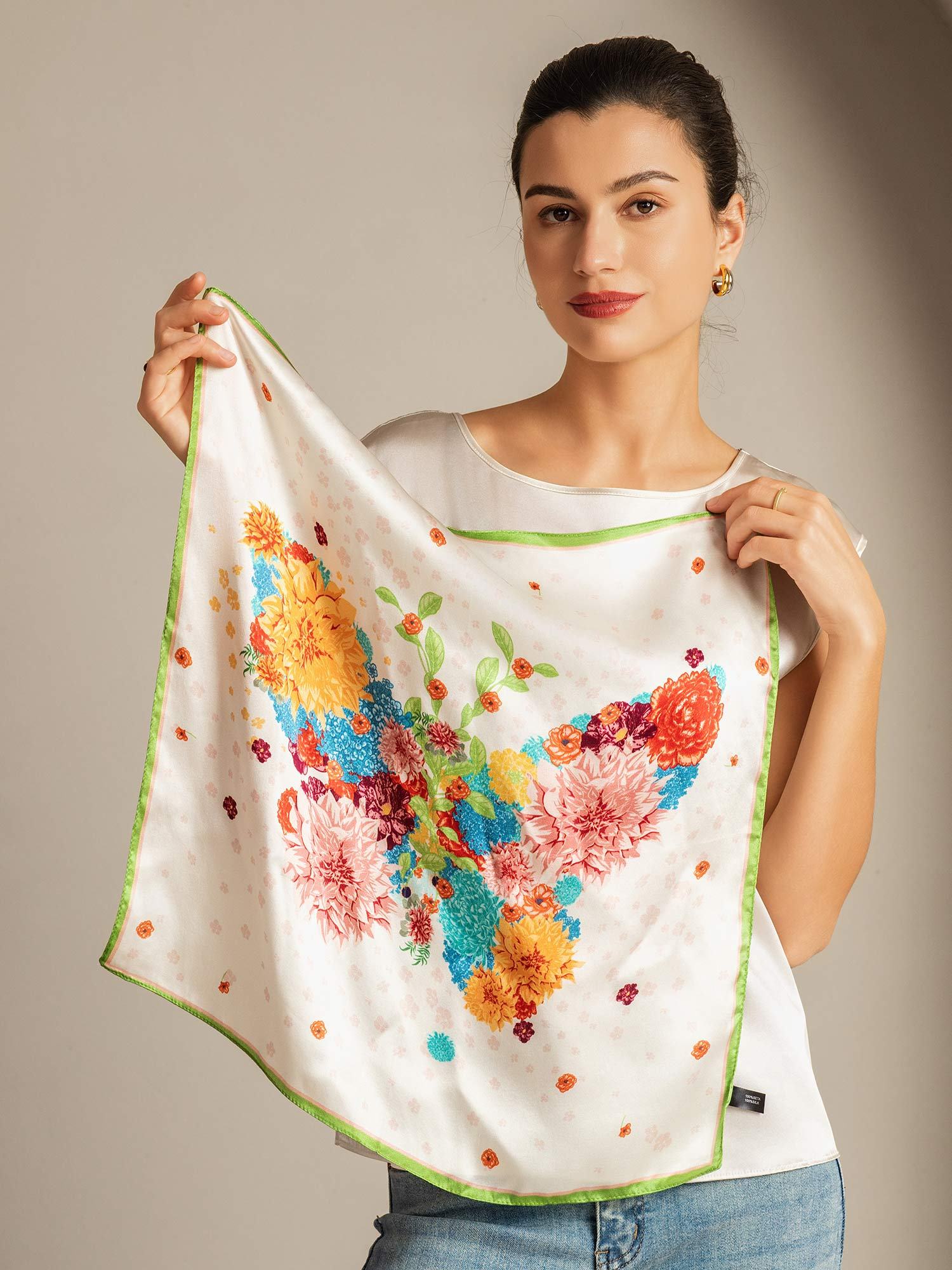 [P091] SilkSilky-NL Zijde Scarf 002