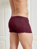 SilkSilky NL Zijde Gebreid Mens Underwear Wijn 002