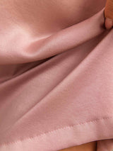 [Perzikhuid] SilkSilky-NL 19Momme Korte Mouw Ronde Hals Nachthemd 005