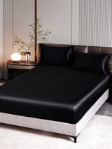 [Zwart] SilkSilky-NL 22Momme Bedding Set 002