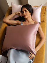 [BleekMauve+Lichtroze] SilkSilky-NL 19Momme Pillowcase 004
