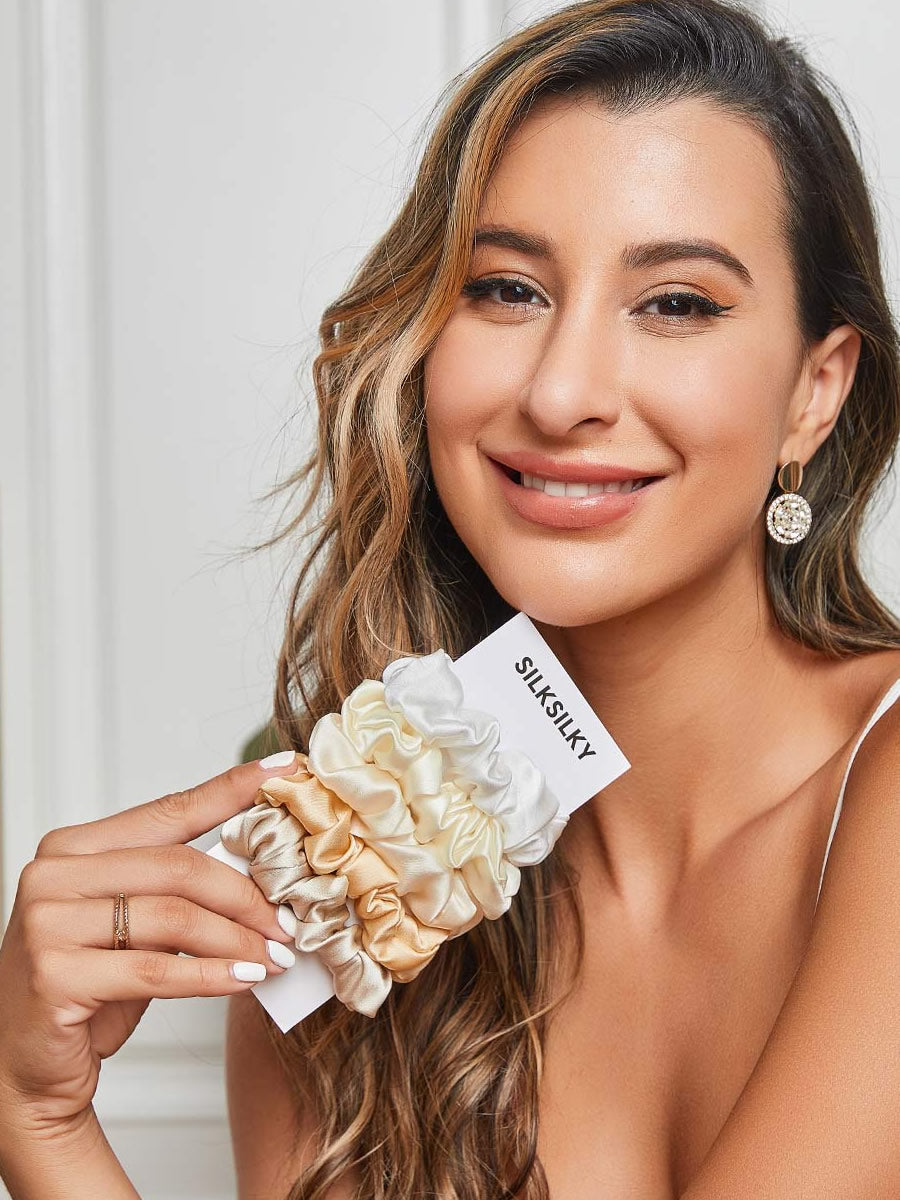 [Group3] SilkSilky-NL 19Momme Scrunchie 001