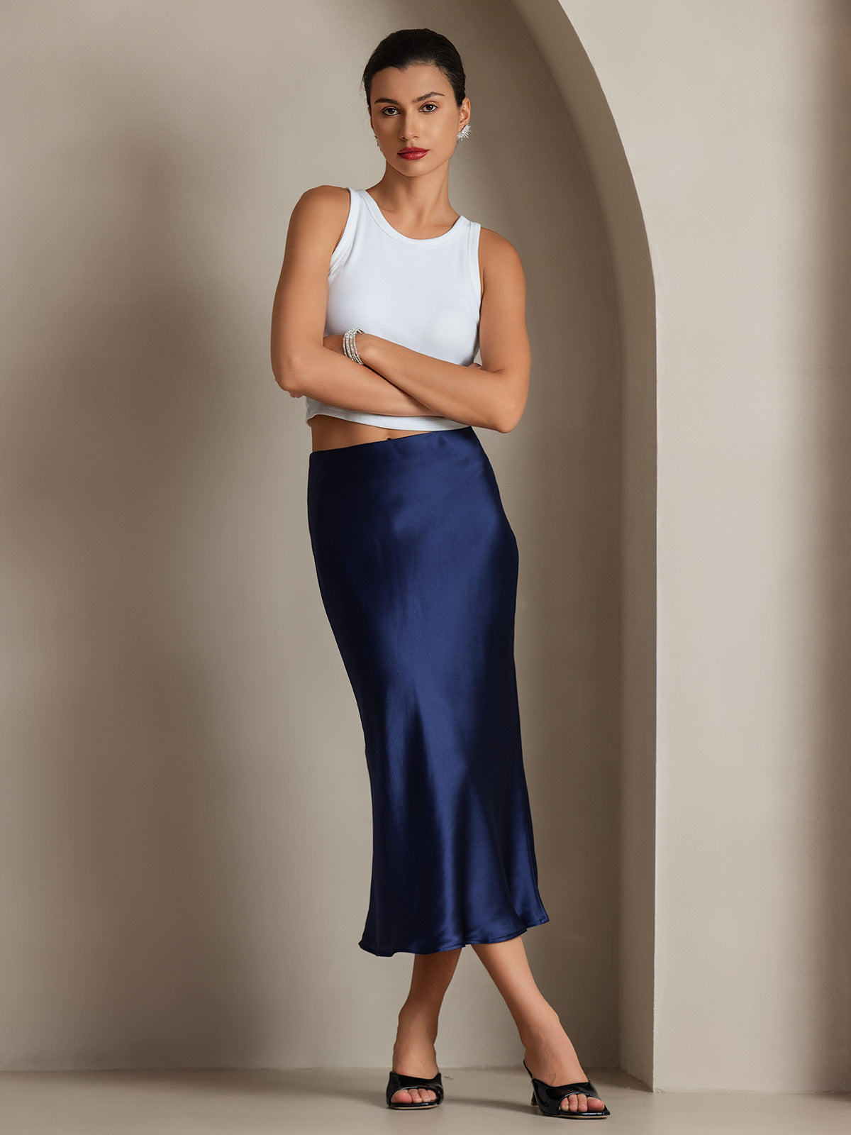 [Donkerblauw] SilkSilky-NL Rok 001