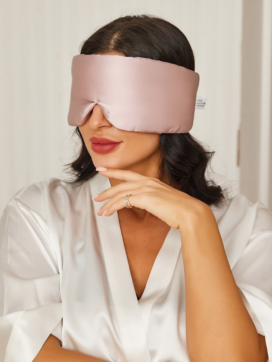 [Lichtroze] SilkSilky-NL 19Momme Eye Mask 001