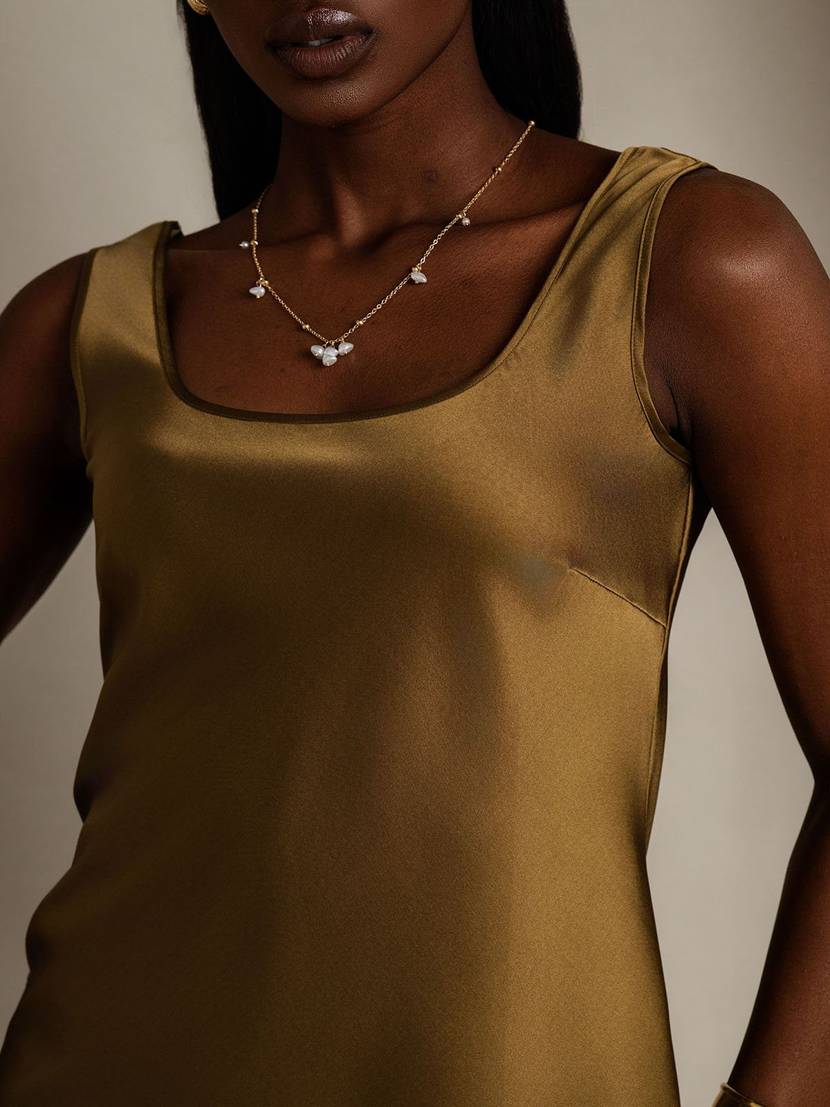 [Bruin] SilkSilky-NL 19Momme Zijde Camisoles 008