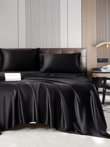 [Zwart] SilkSilky-NL 22Momme Bedding Set 005,
