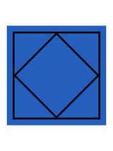 [Blauw Vierkant] SilkSilky-NL Scarf 001