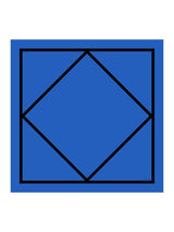 [Blauw Vierkant] SilkSilky-NL Sjaal 001
