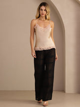 [Champagne] SilkSilky-NL V Neck Cami-Top 007