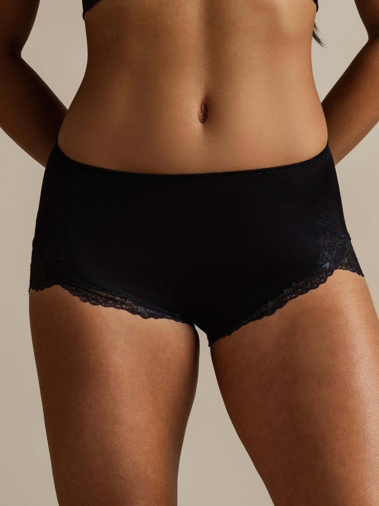 [Zwart] SilkSilky-NL Zijde Panty 006,