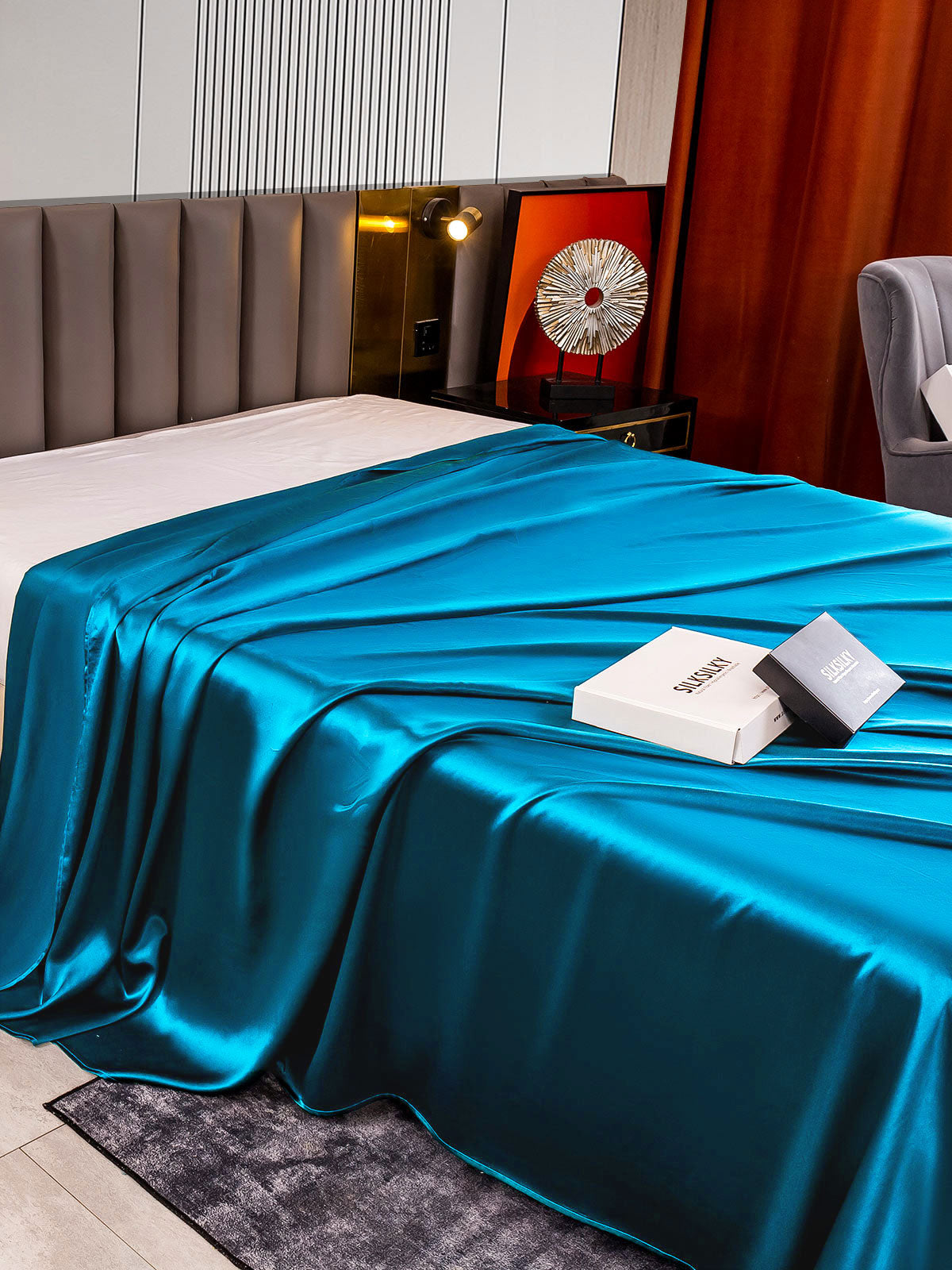 [Koningsblauw] SilkSilky-NL 22Momme Sheet 004