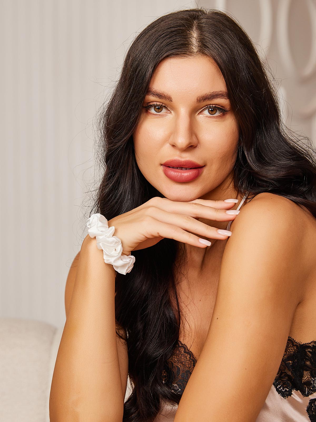 [Wit] SilkSilky-NL 19Momme Scrunchie 002