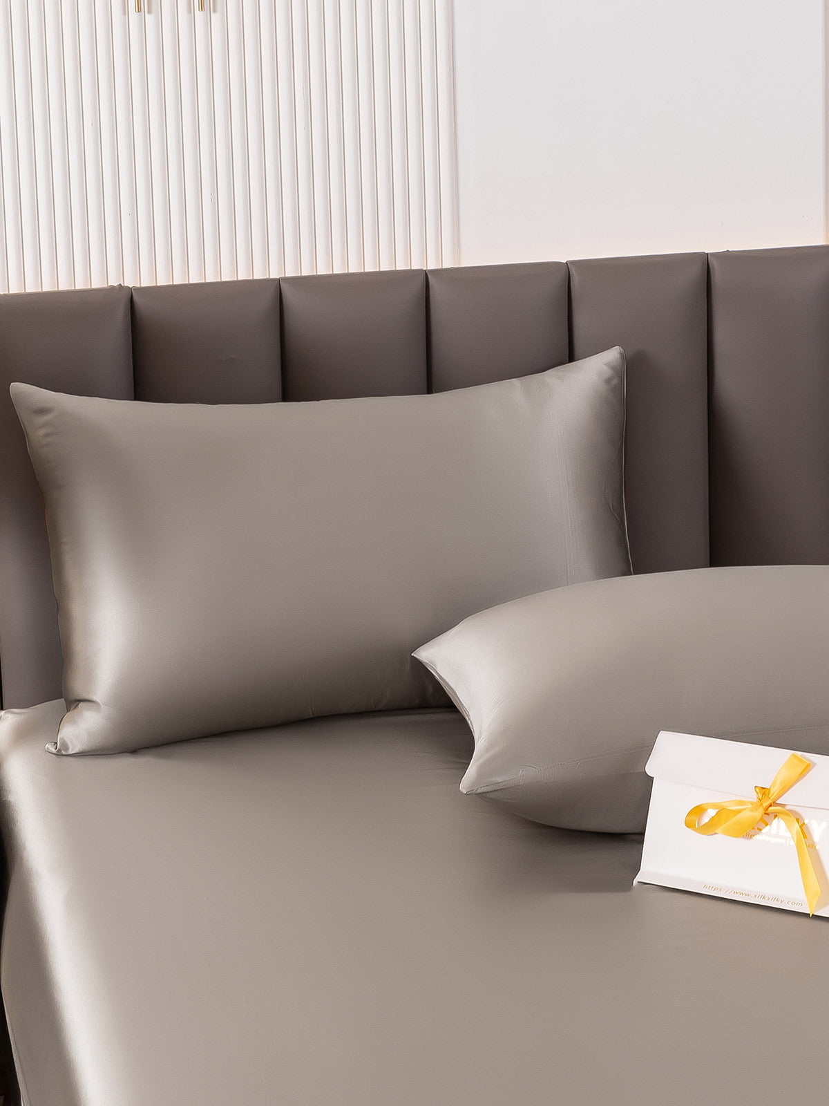 [Grijs] SilkSilky-NL 19Momme Pillowcase 005
