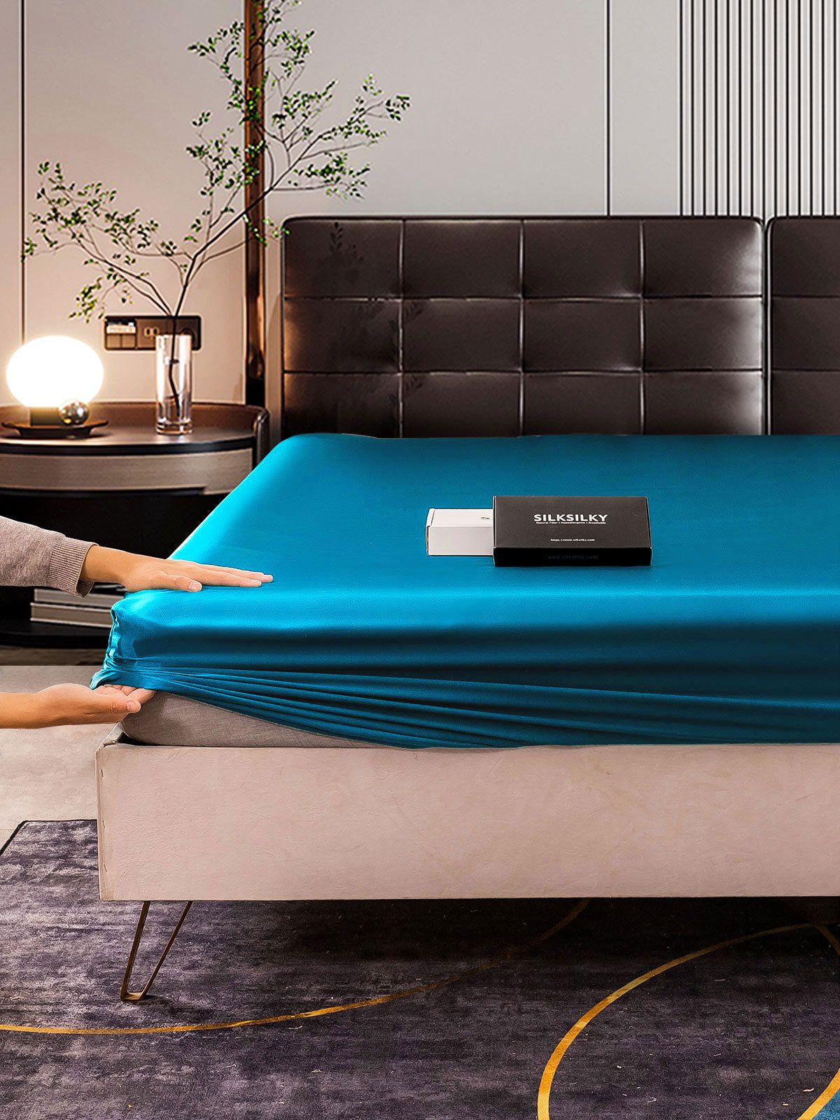 19Momme Moerbei Zijde Naadloze Hoeslaken