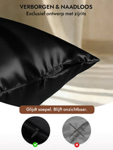 [Zwart] SilkSilky-NL 30Momme Pillowcase 006