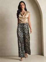 [Leopard] SilkSilky-NL Womens Pants 008,