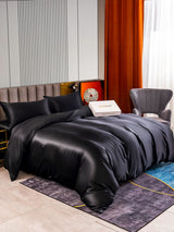 [Zwart] SilkSilky-NL 22Momme Bedding Set 002,