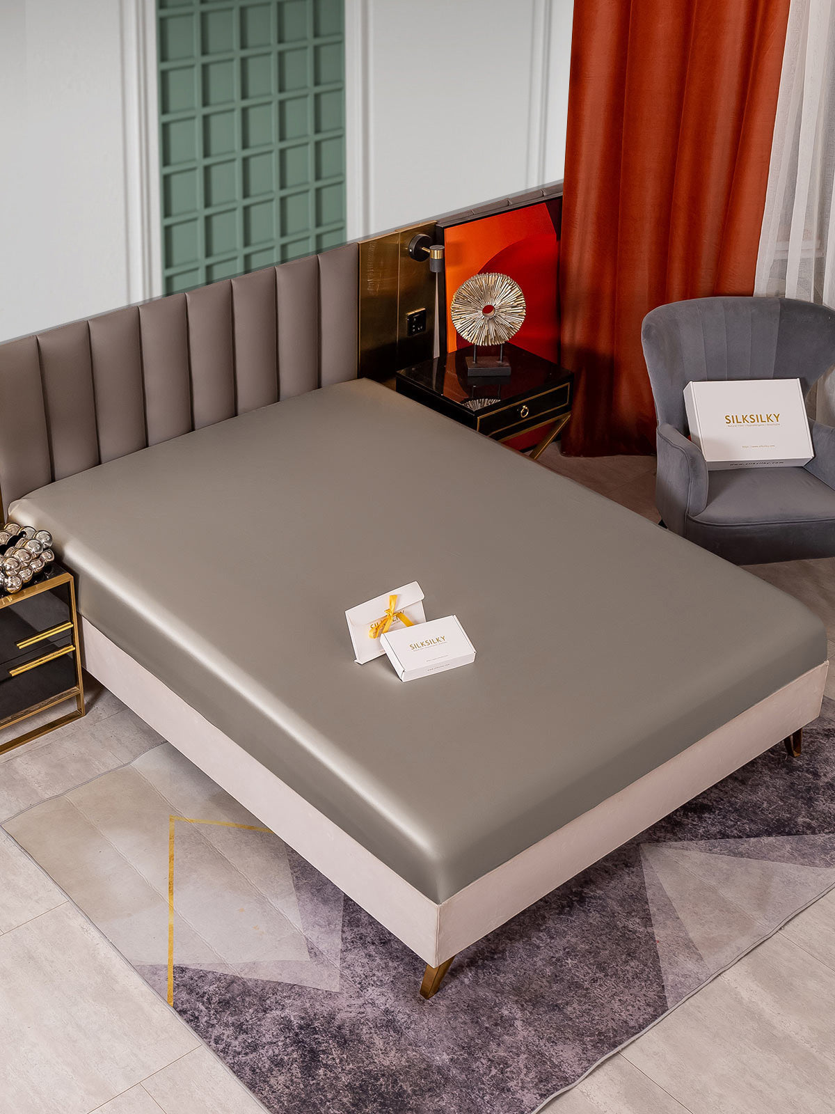 19Momme Moerbei Zijde Naadloze Hoeslaken