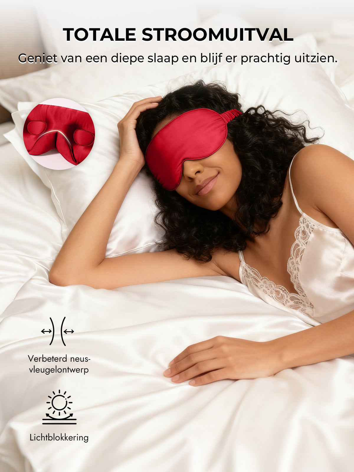 [Wijn] SilkSilky-NL Zijde Eye Mask 005
