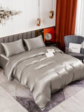 SilkSilky NL 19Momme Pure Silk Bedding Set Grijs 004