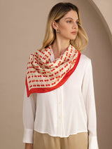 [Beige Kers] SilkSilky-NL Scarf 004