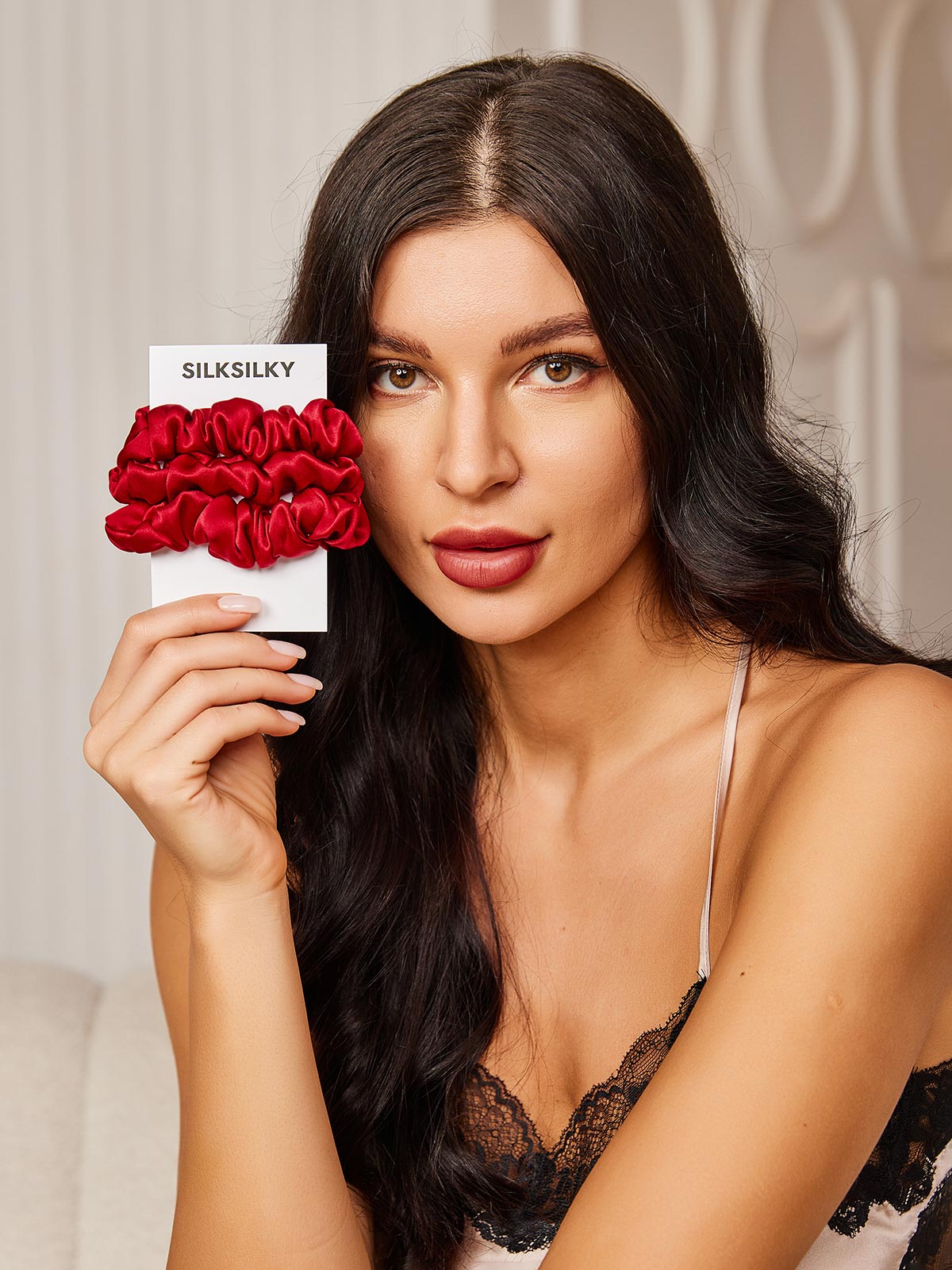 [Rode] SilkSilky-NL 19Momme Scrunchie 001