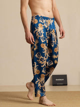 [Navy Draak] SilkSilky-NL Mens Sleep Bottoms 003