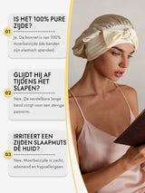 [Beige] SilkSilky-NL Slaapmutsen 006