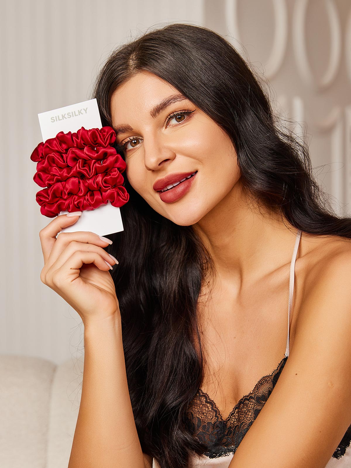 [Rode] SilkSilky-NL 19Momme Scrunchie 002