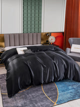[Zwart] SilkSilky-NL 25Momme Duvet Covers 004