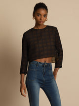 [Zwart] SilkSilky-NL Blouse 001